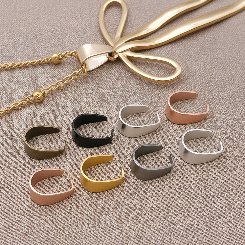 Jewelry Making Necklaces - 100pcs Multicolored iron Pinch Clip Clasp