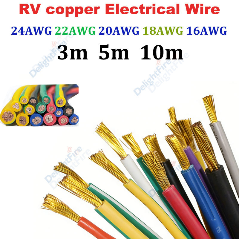 Wire 22 Gauge Copper - Copper Electrical Wire 24 22 20