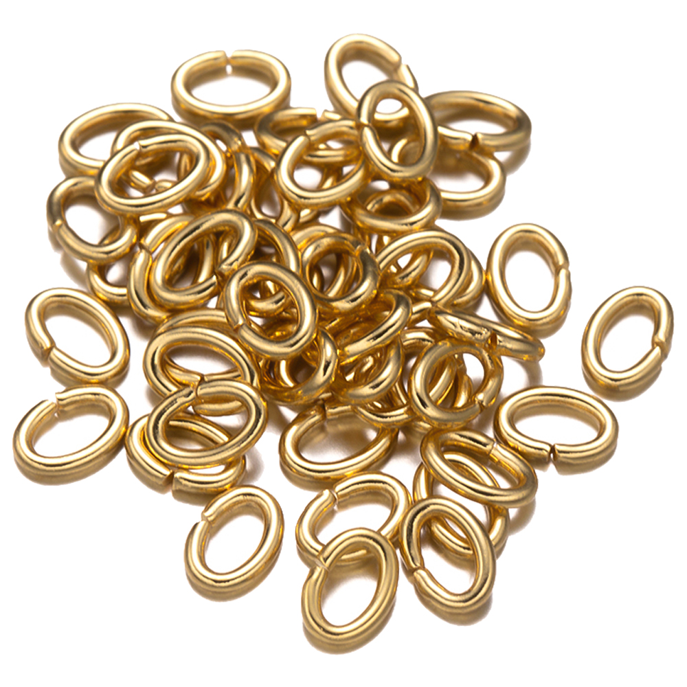 Jewelry Making Looper Tool - 50pcs 3 Colors Stainless Steel Oval