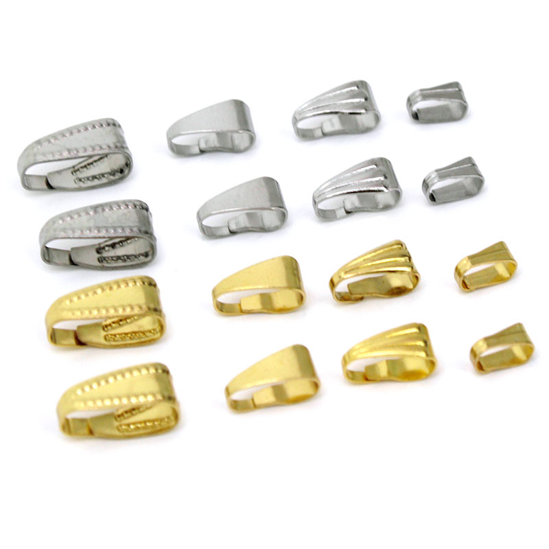 Jewelry Making Pendants - 50Pcs Stainless Steel Pendant Clips Pinch