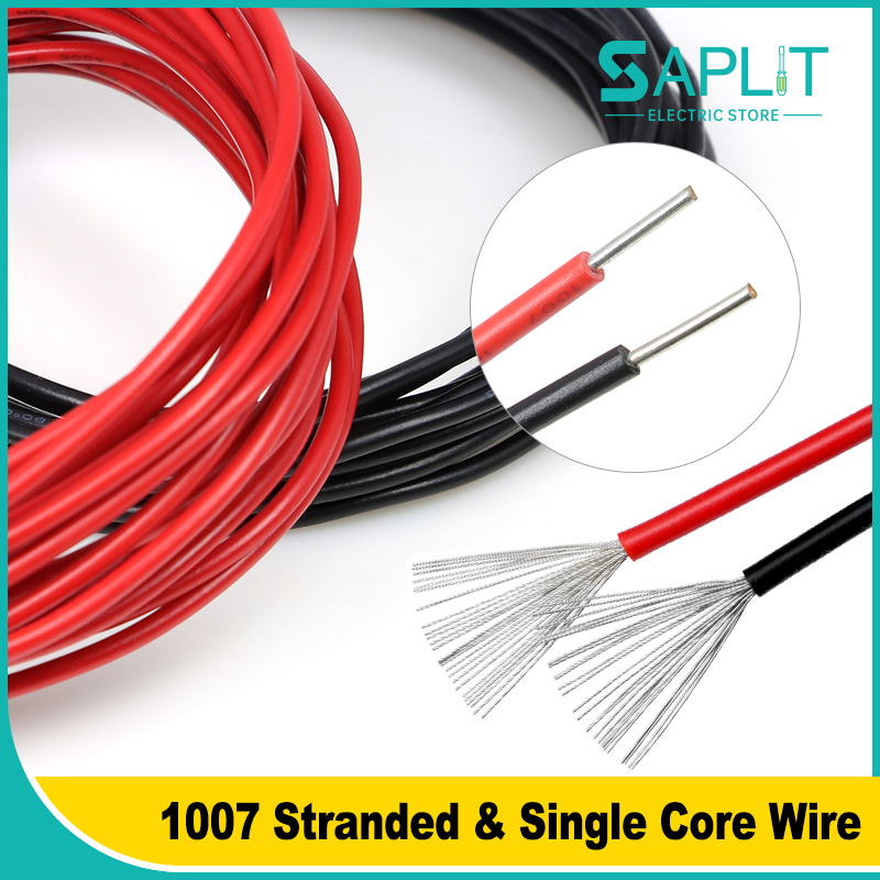 Wire 22 Gauge Copper - 1007 Stranded/Single Core Wire 30 28