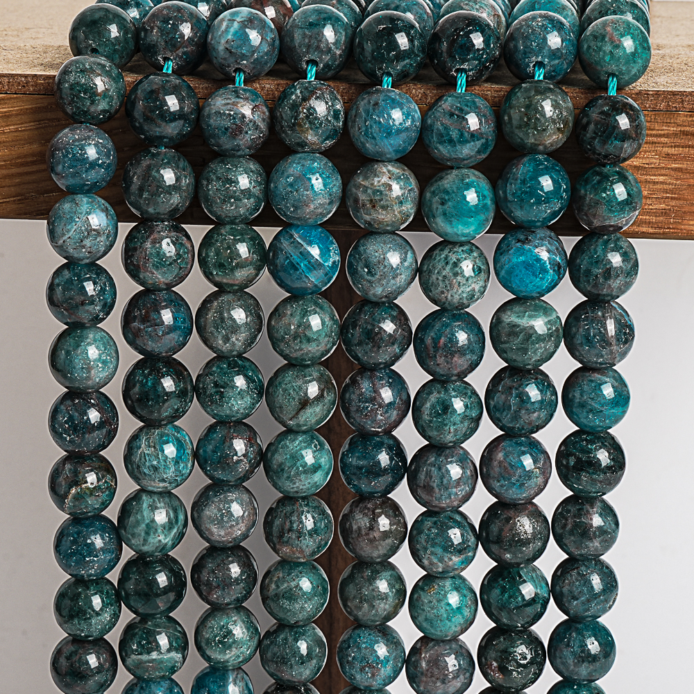 7-8/10mm Natural Apatite Gemst - Jewelry Making Drill reseña y precio