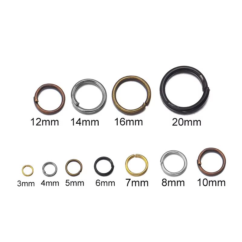 50-200Pcs 3-20mm Open Jump Rin - Jewelry Making Looper Tool reseña y precio