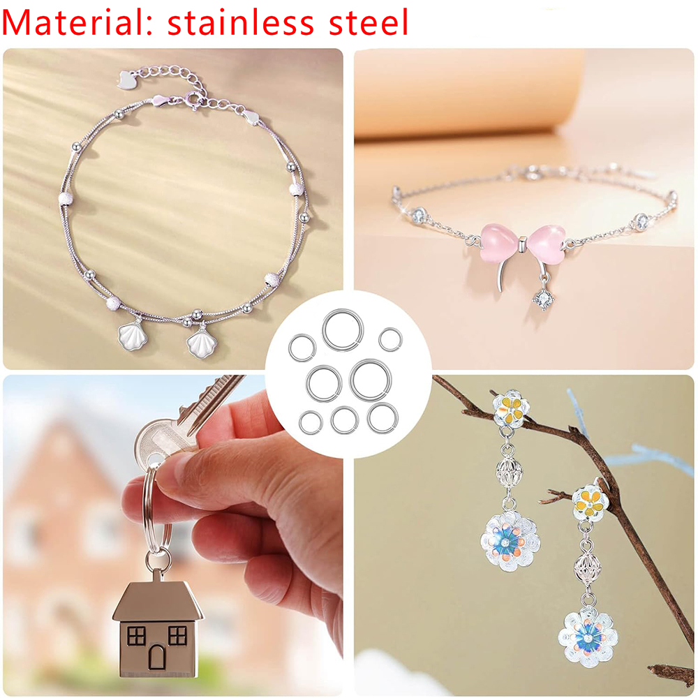 1200pcs Stainless Steel Jump R - Jewelry Making Looper Tool reseña y precio