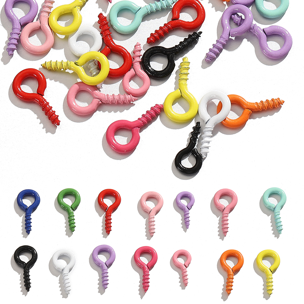 100pcs Color Small Spiral Shee - Jewelry Making Drill reseña y precio