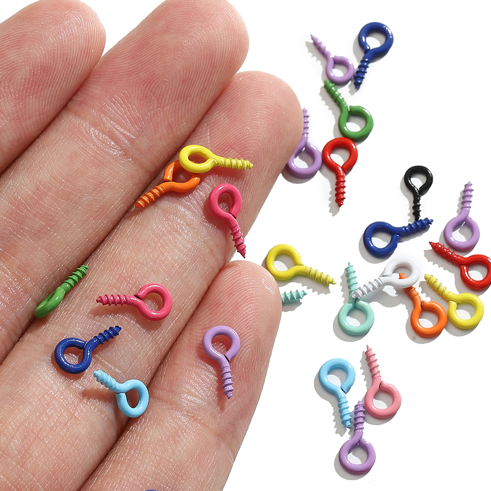100pcs Color Small Spiral Shee - Jewelry Making Drill reseña y precio