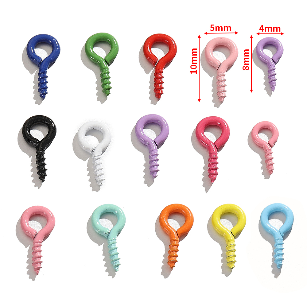 100pcs Color Small Spiral Shee - Jewelry Making Drill reseña y precio