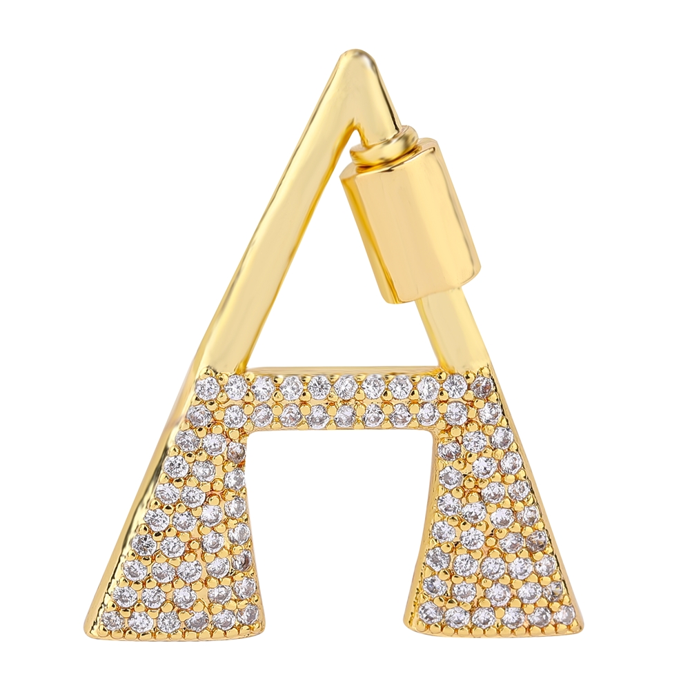 Juya 18K Gold Plated 26 Alphab - Jewelry Making Pendants reseña y precio