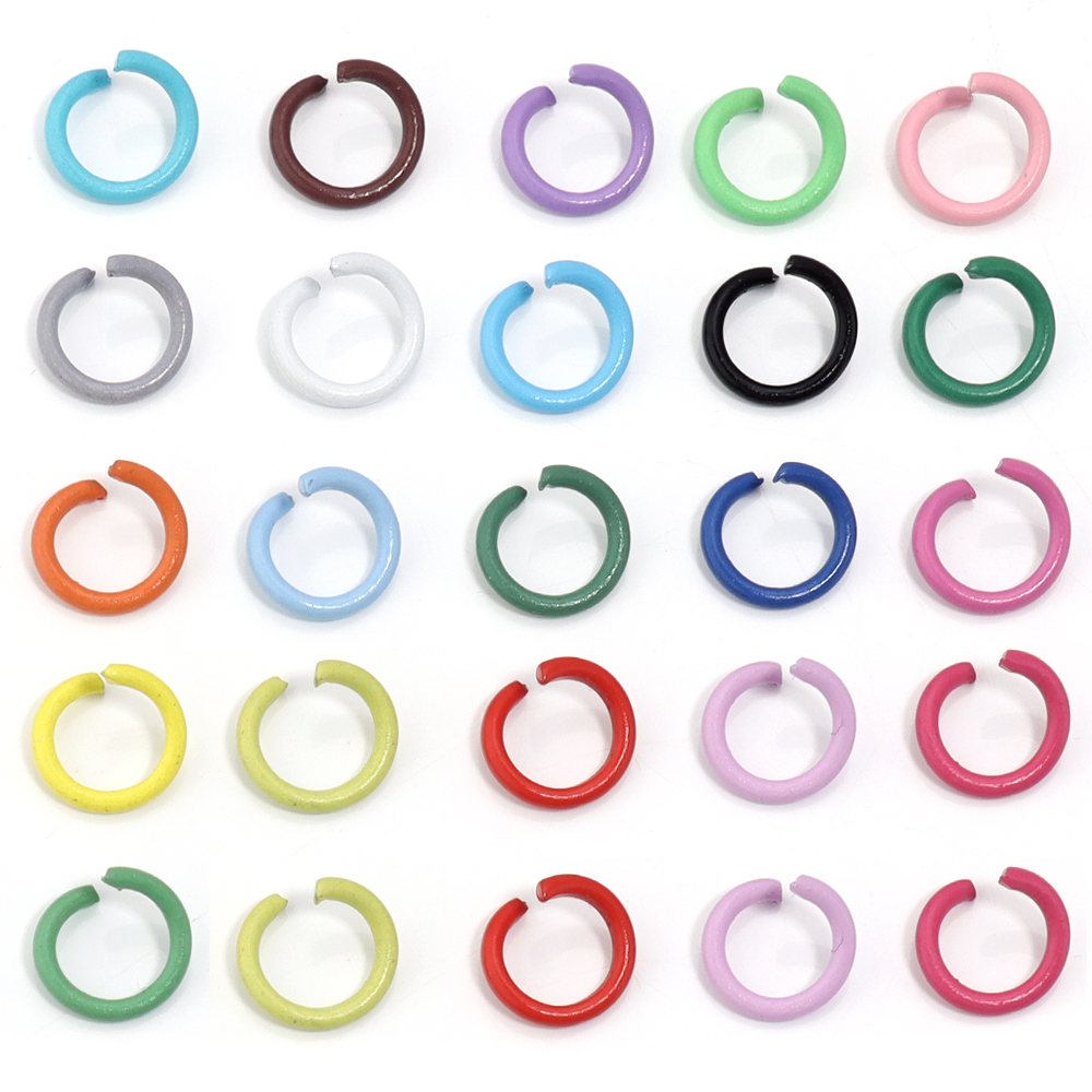 200pcs 8mm Open Jump Rings Col - Jewelry Making Looper Tool reseña y precio