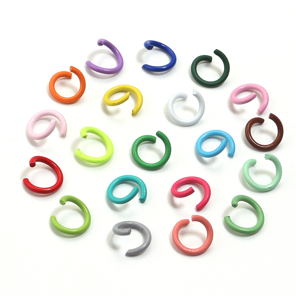 200pcs 8mm Open Jump Rings Col - Jewelry Making Looper Tool reseña y precio