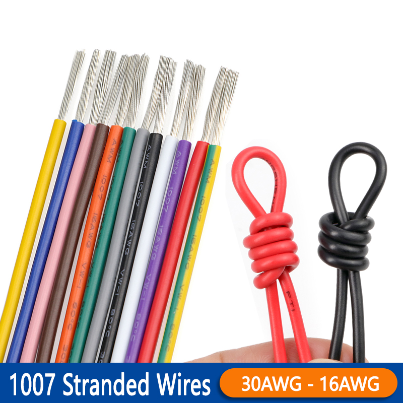20/50m Multi-Stranded 1007 Ele - Wire 22 Gauge Copper reseña y precio