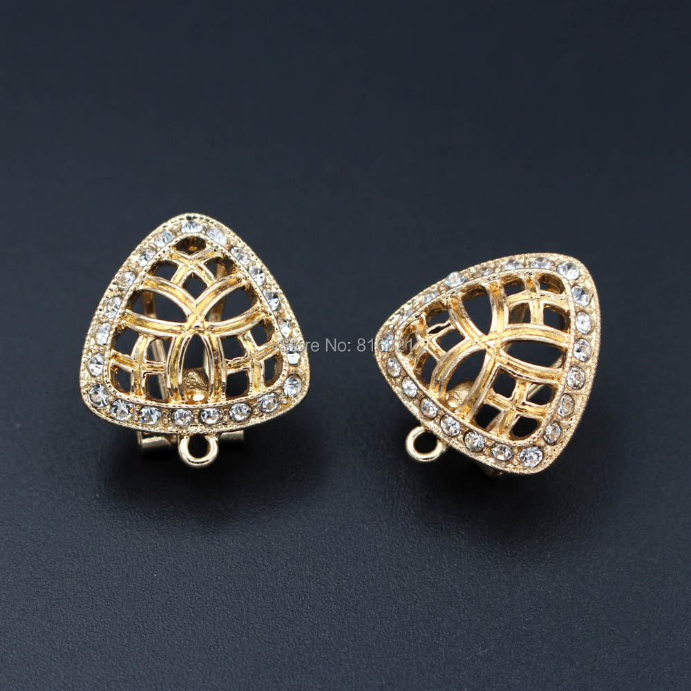 10pair Earrings Post with Loop - Jewelry Making Dubai reseña y precio