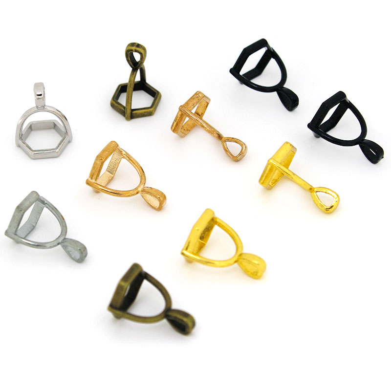 20Pcs Hexagonal Gemstone Cap N - Jewelry Making Necklaces reseña y precio