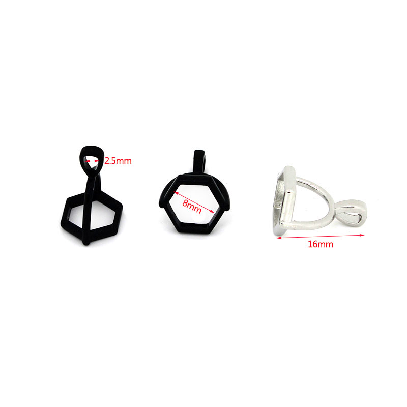 20Pcs Hexagonal Gemstone Cap N - Jewelry Making Necklaces reseña y precio