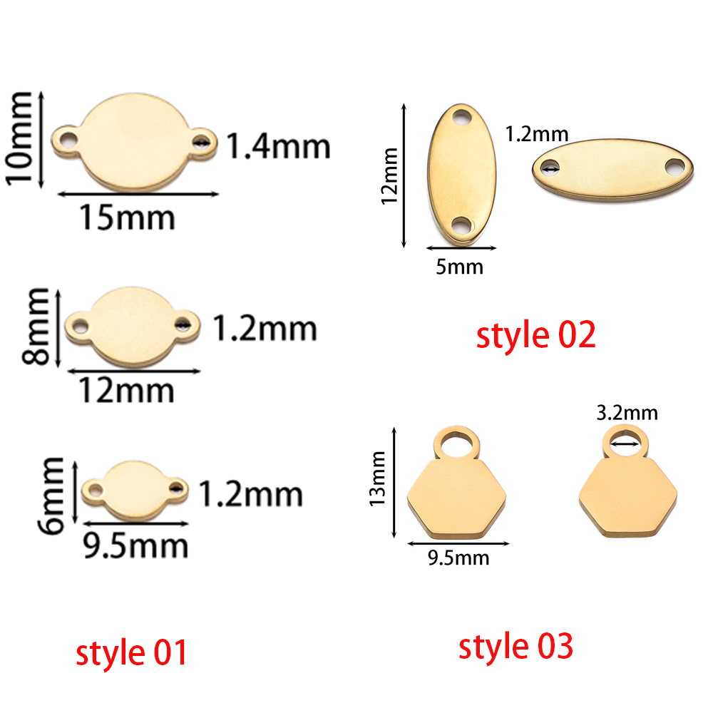10/20Piece/Pack Stainless Stee - Jewelry Making Pendants reseña y precio