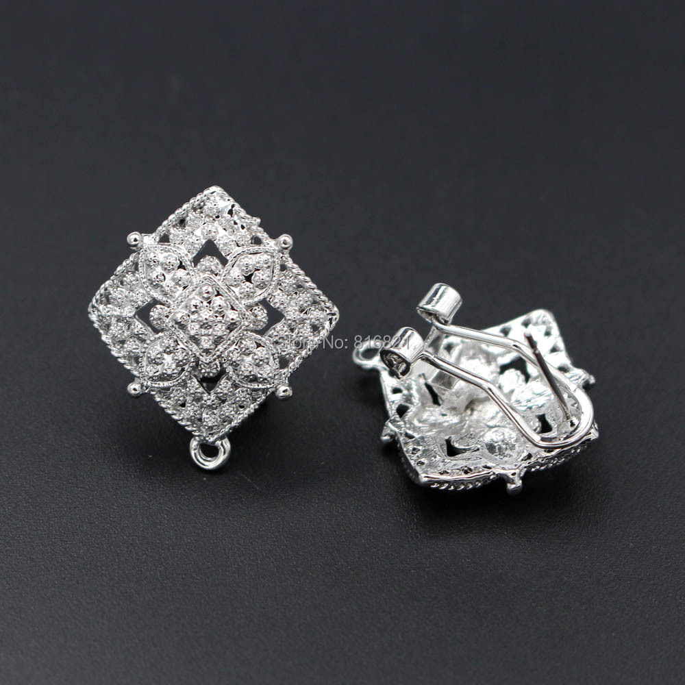 10pair Earrings Post with Loop - Jewelry Making Dubai reseña y precio