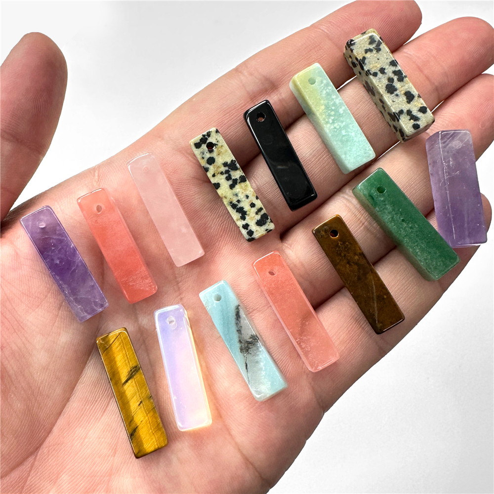 2Pcs/Lot 6X21MM Long Rectangle - Jewelry Making Drill reseña y precio