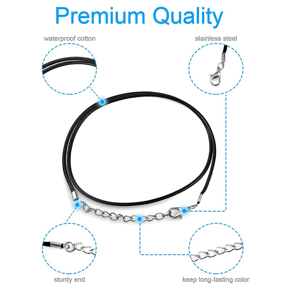 ABQR 24PCS Cord Necklace, 20 i - Jewelry Making Necklaces reseña y precio