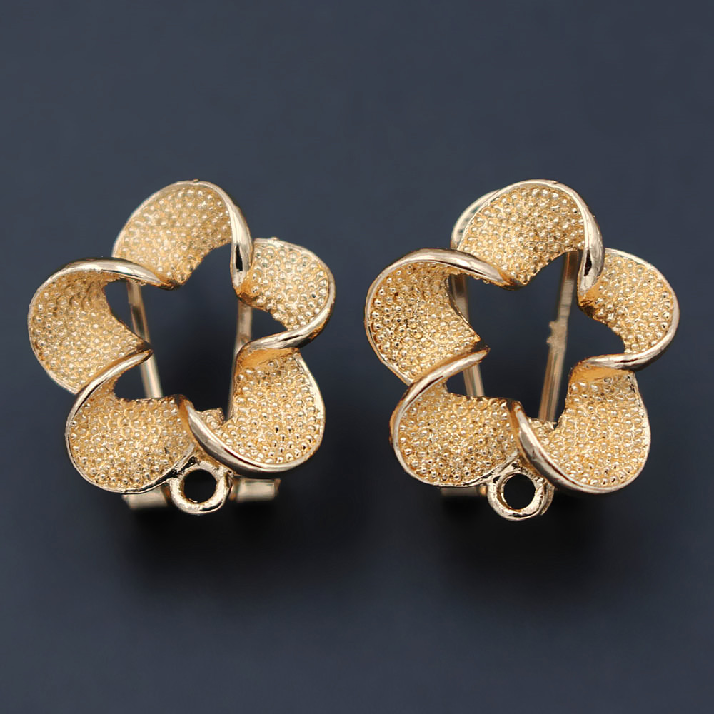 10pair Filigree Flower Earring - Jewelry Making Dubai reseña y precio