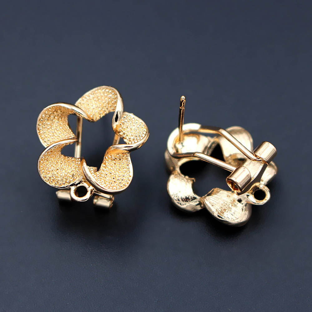 10pair Filigree Flower Earring - Jewelry Making Dubai reseña y precio