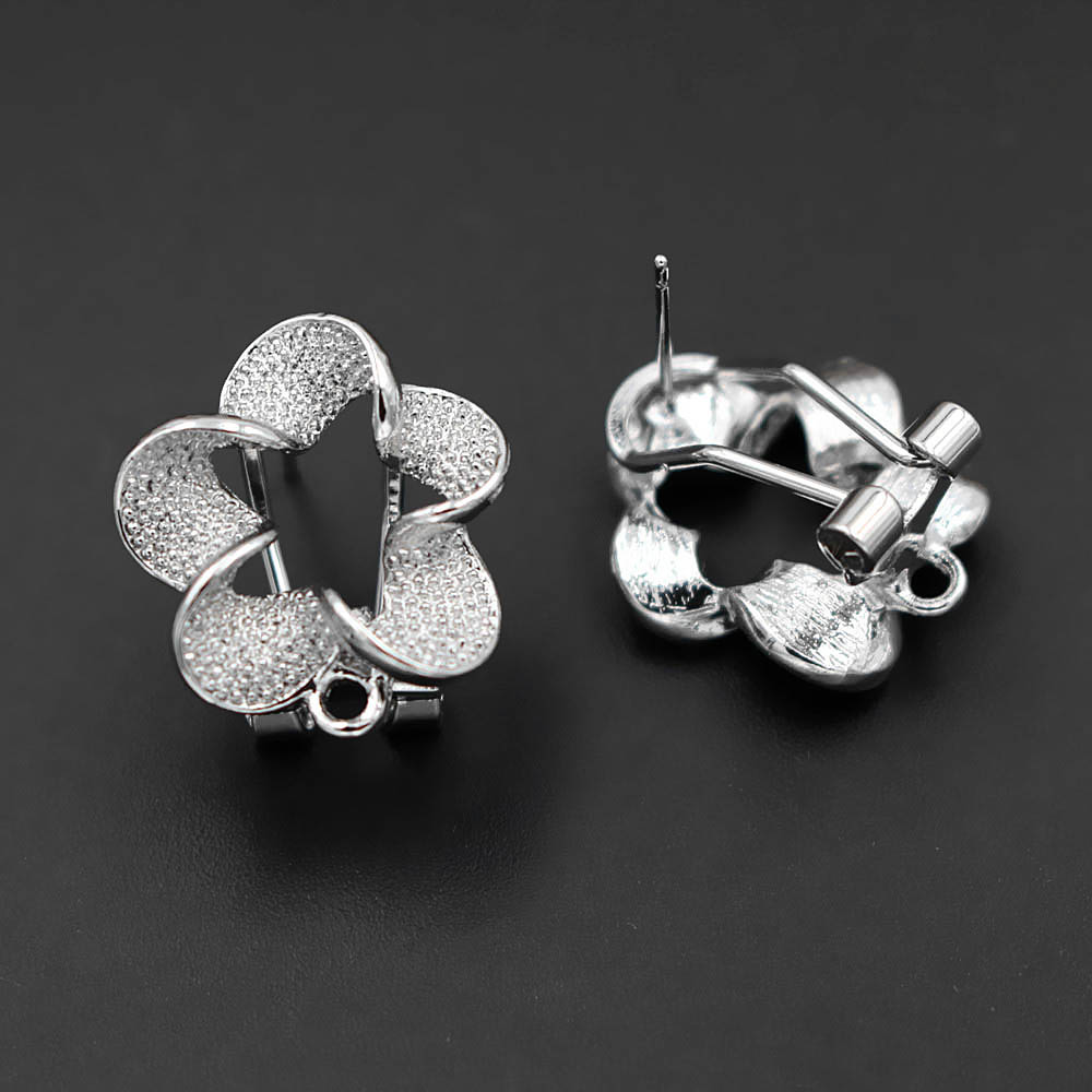 10pair Filigree Flower Earring - Jewelry Making Dubai reseña y precio