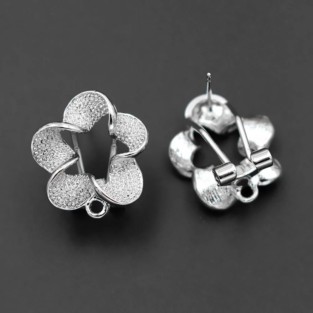 10pair Filigree Flower Earring - Jewelry Making Dubai reseña y precio