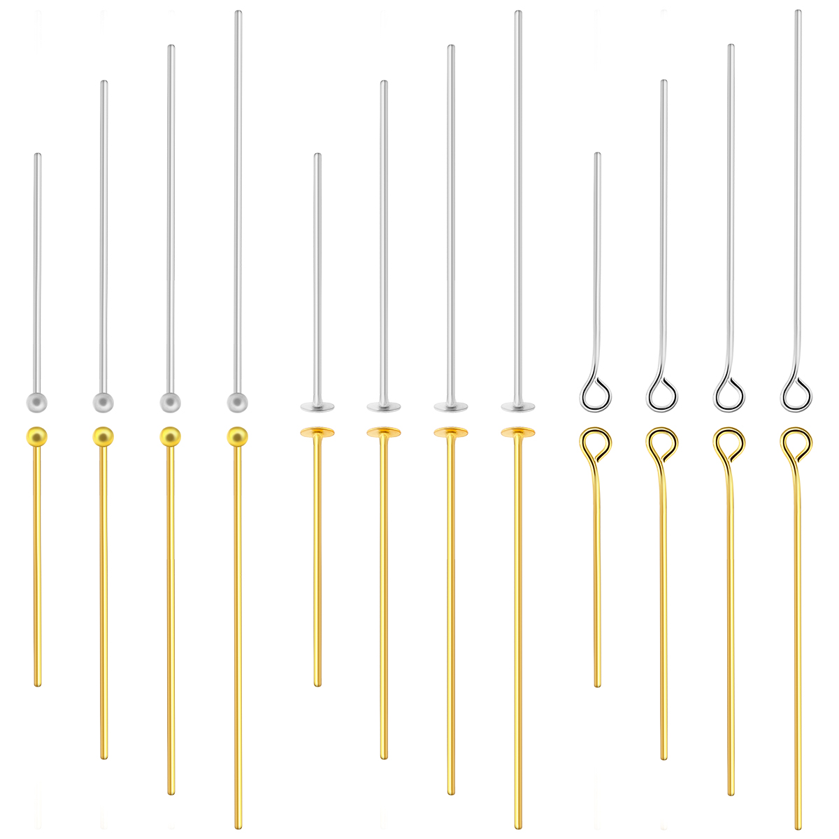 50-100pcs Stainless Steel Flat - Jewelry Making Drill reseña y precio