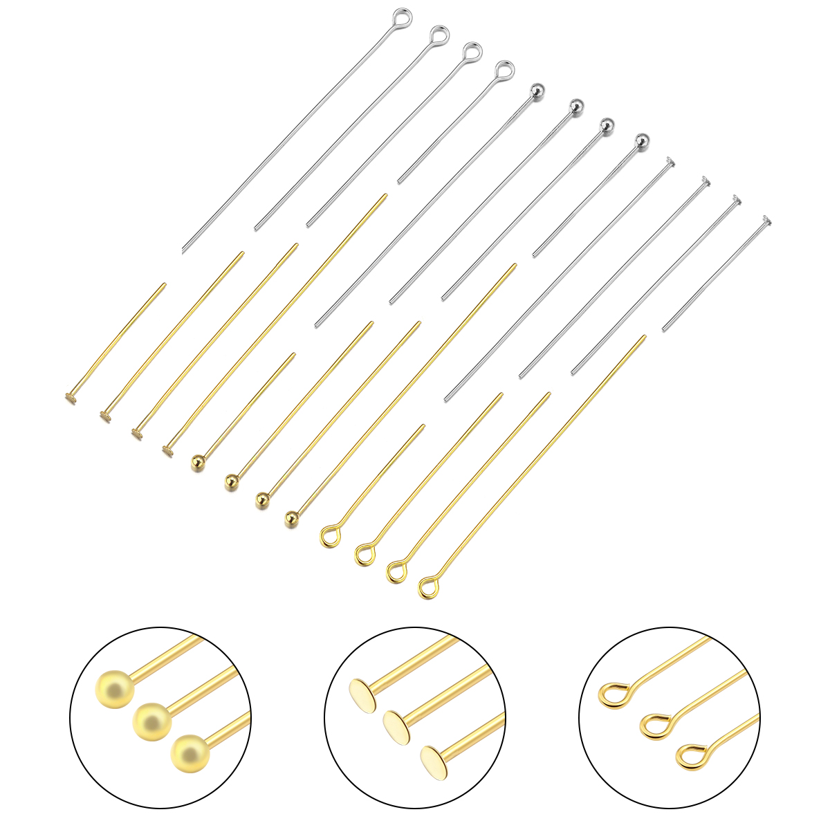 50-100pcs Stainless Steel Flat - Jewelry Making Drill reseña y precio