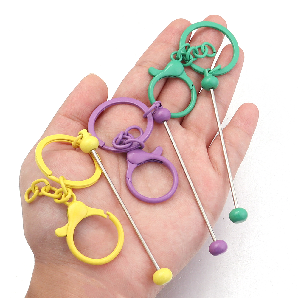 2pcs Beadable Keychains Colorf - Jewelry Making Pendants reseña y precio