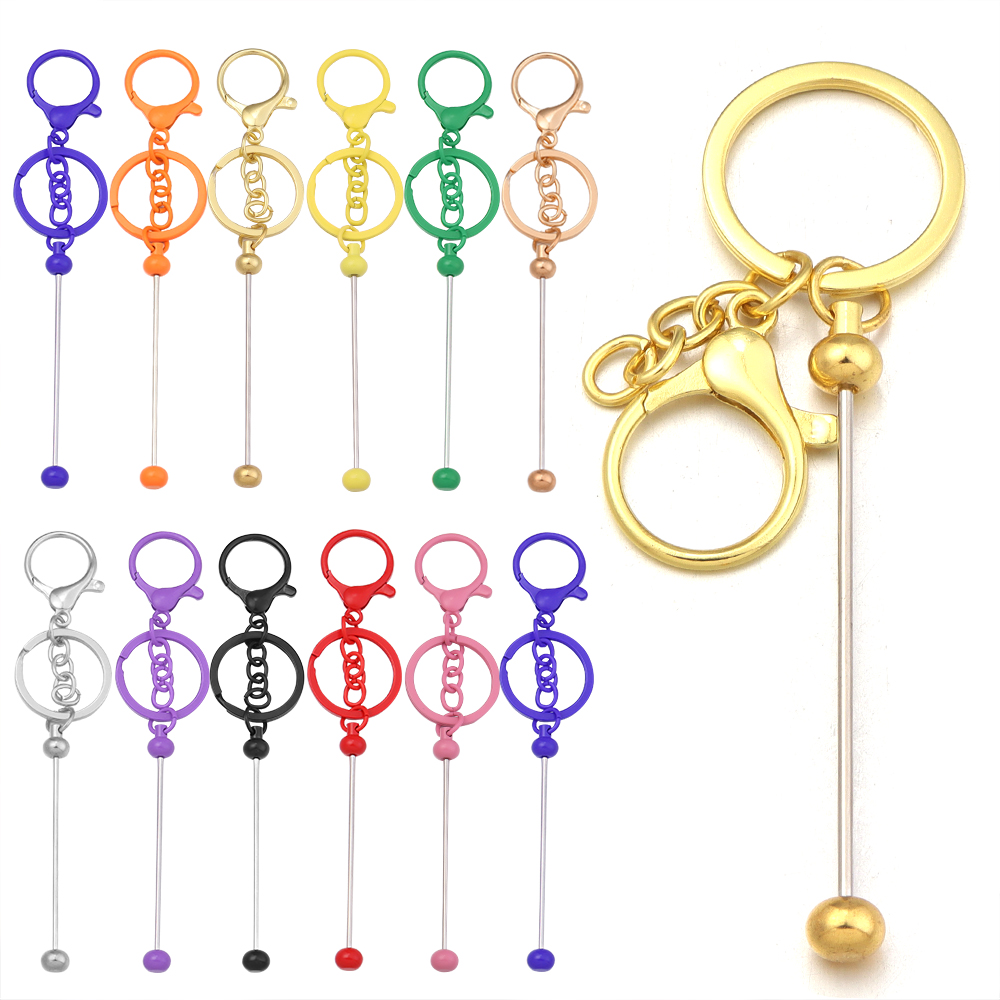 2pcs Beadable Keychains Colorf - Jewelry Making Pendants reseña y precio