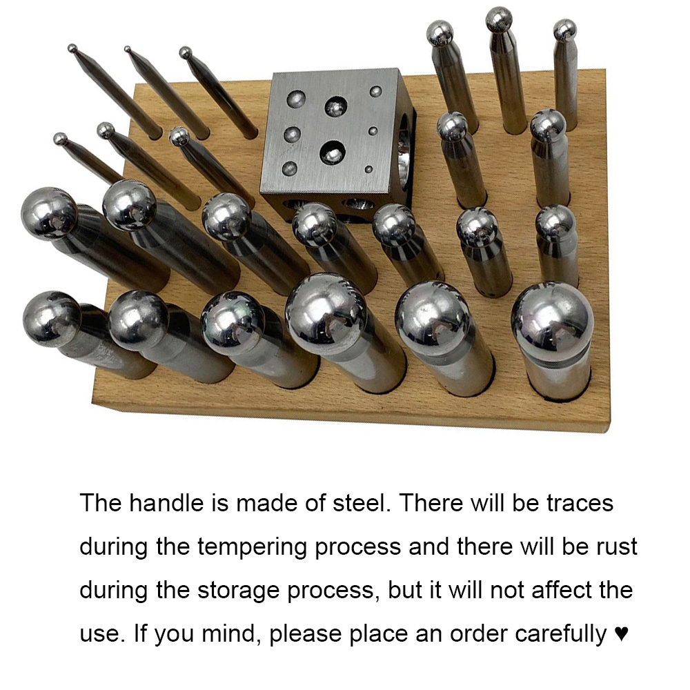 25PCS High Quality Steel Dappi - Jewelry Making Hammer reseña y precio