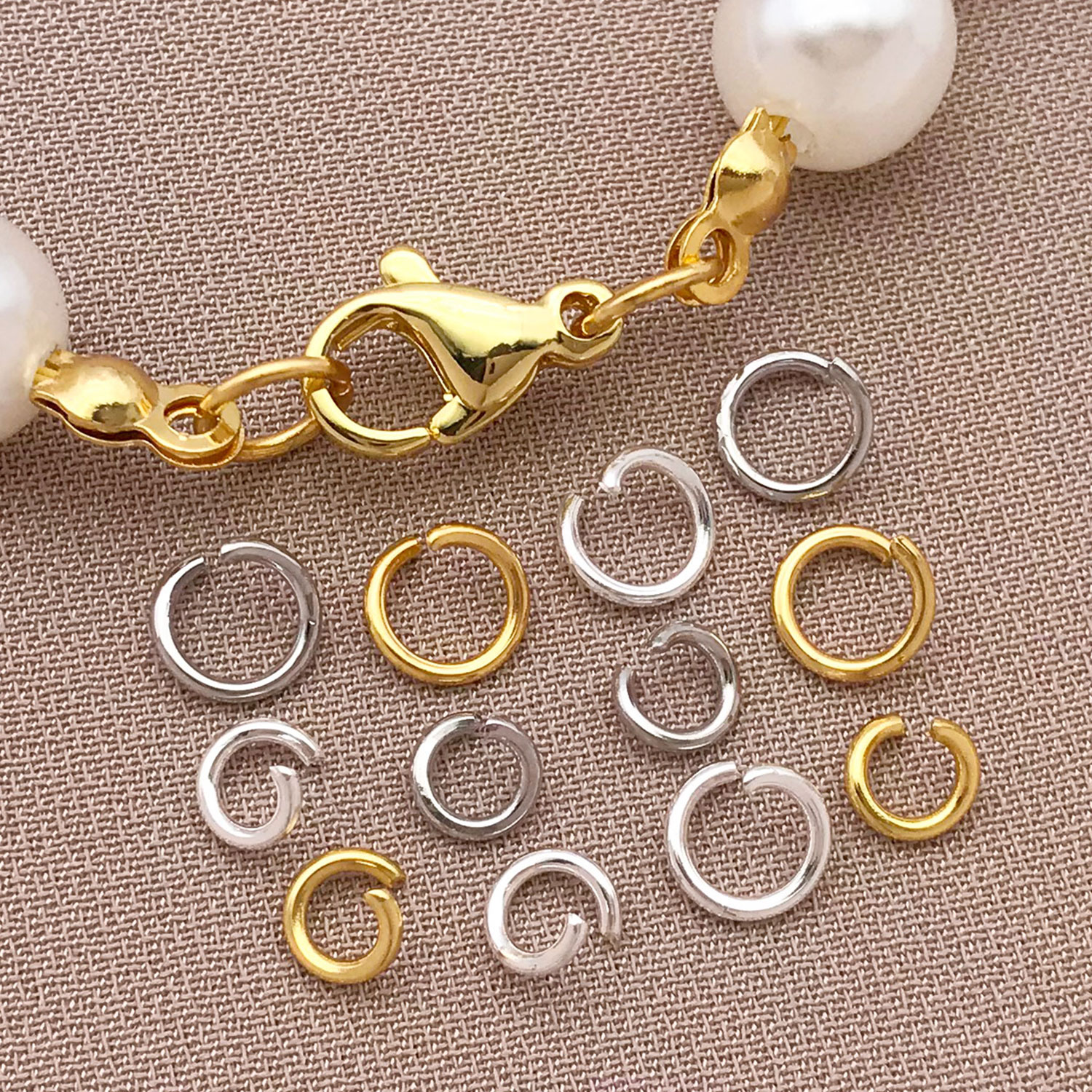 200pcs 4/5mm 18K Gold Plated S - Jewelry Making Looper Tool reseña y precio