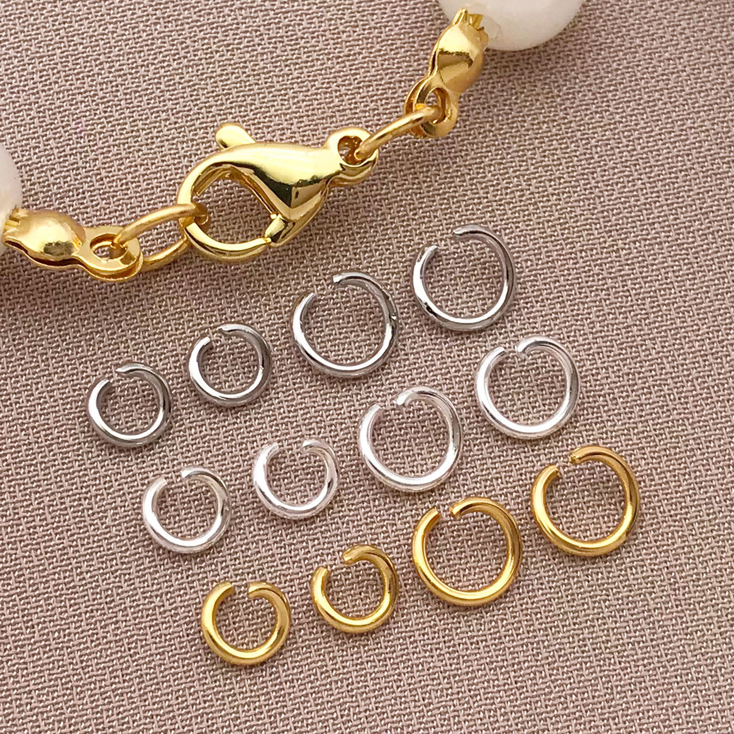 200pcs 4/5mm 18K Gold Plated S - Jewelry Making Looper Tool reseña y precio