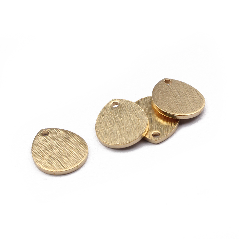 40Pcs Raw Brass Hammered Textu - Jewelry Making Hammer reseña y precio