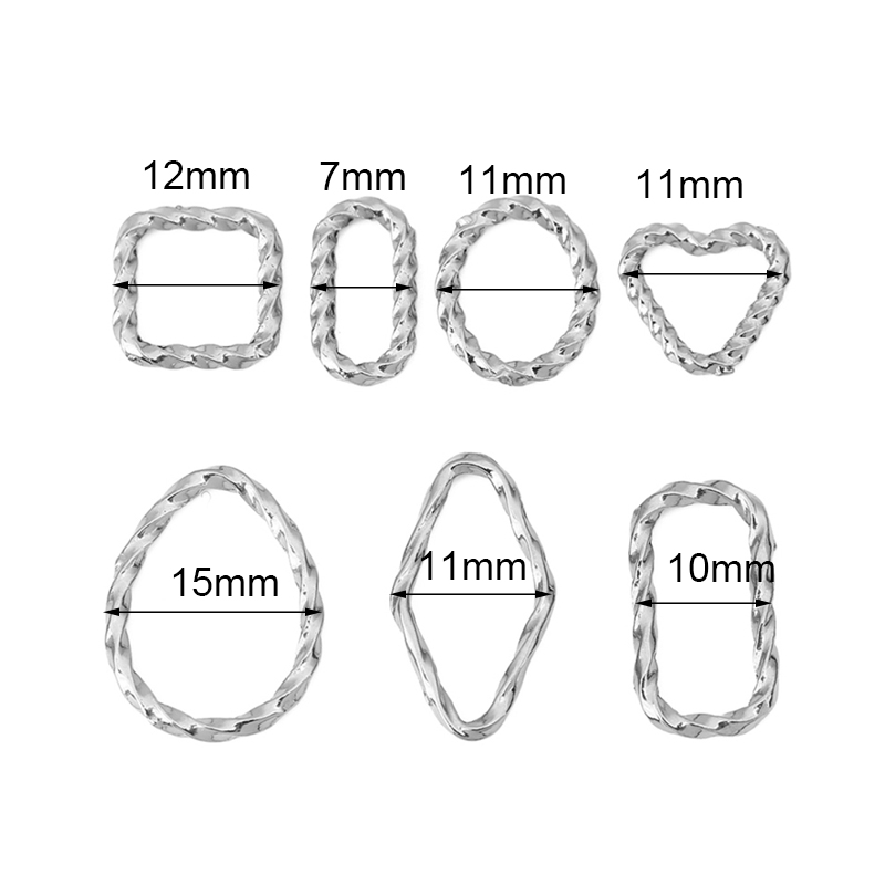 10pcs Stainless Steel Closed T - Jewelry Making Looper Tool reseña y precio