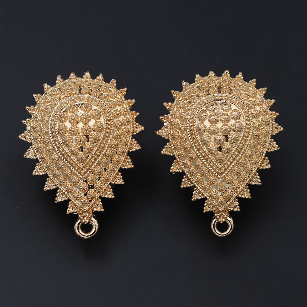 10pair Earrings Post with Loop - Jewelry Making Dubai reseña y precio