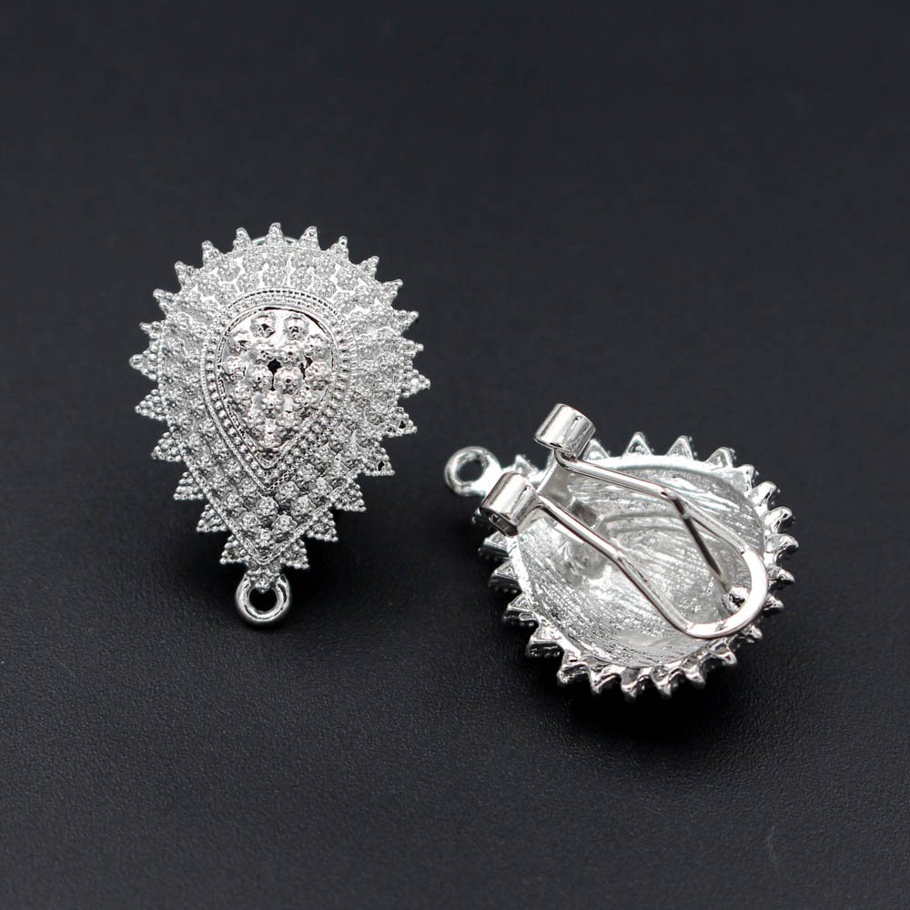 10pair Earrings Post with Loop - Jewelry Making Dubai reseña y precio