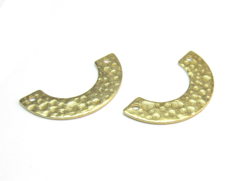 20pcs Brass Charms, Arched Ear - Jewelry Making Hammer reseña y precio
