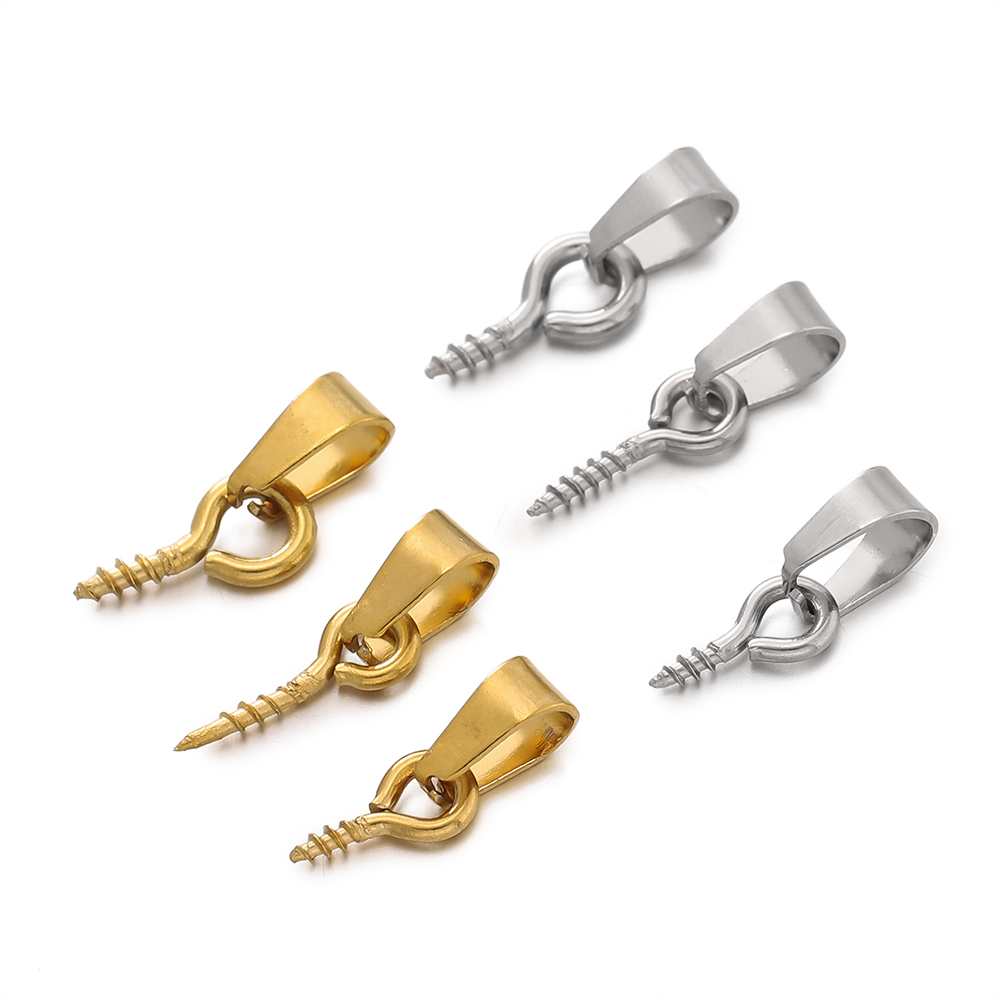 20pcs Stainless Steel Screw Ey - Jewelry Making Drill reseña y precio