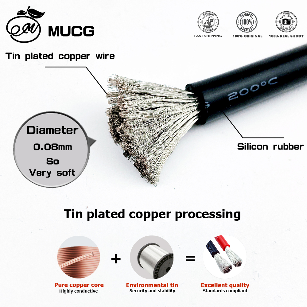 Very Soft Silicone wire Batter - Wire 22 Gauge Copper reseña y precio