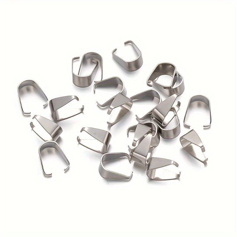 Pinch Clip Pendant Clasp Bail  - Jewelry Making Pendants reseña y precio