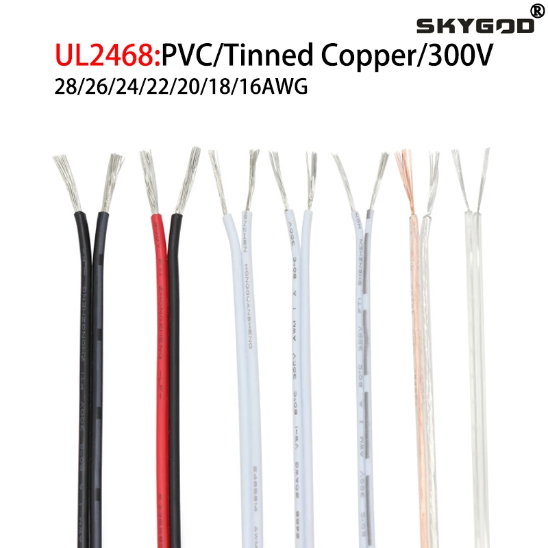 1M/5M 28 26 24 22 20 18 16 AWG - Wire 22 Gauge Copper reseña y precio