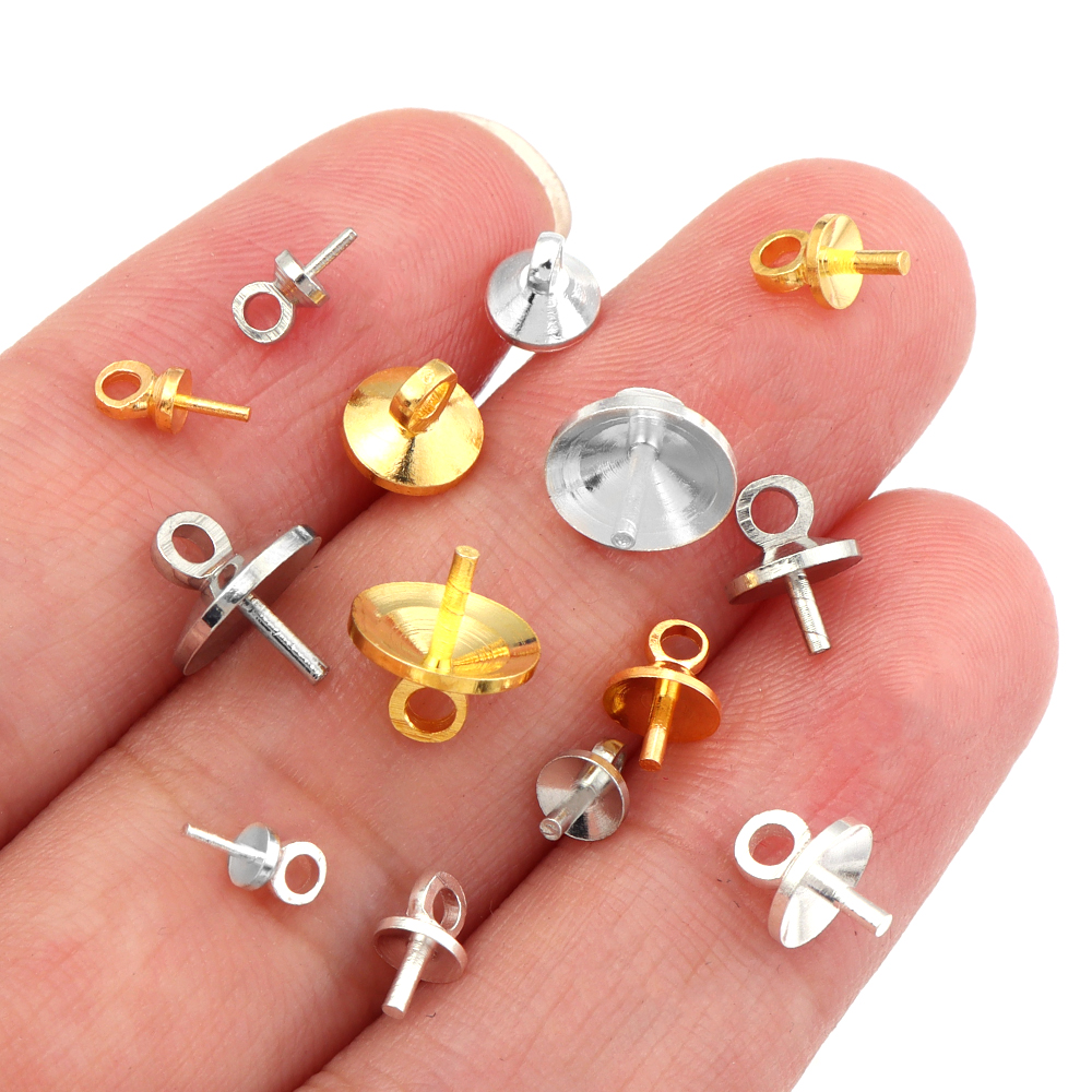 20-100pcs Brass Half hole Char - Jewelry Making Drill reseña y precio