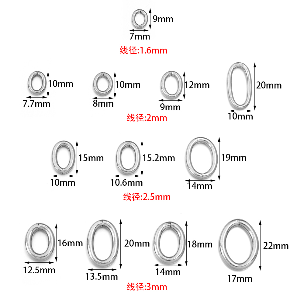 20pcs/lot Stainless Steel Oval - Jewelry Making Looper Tool reseña y precio