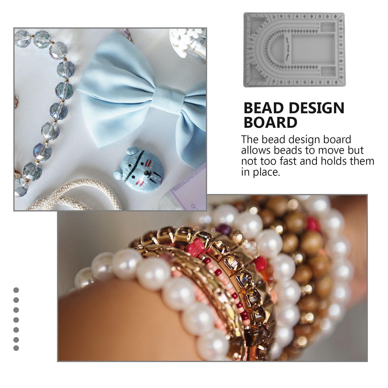 2Pcs Bead Design Board Jewelry - Jewelry Making Necklaces reseña y precio