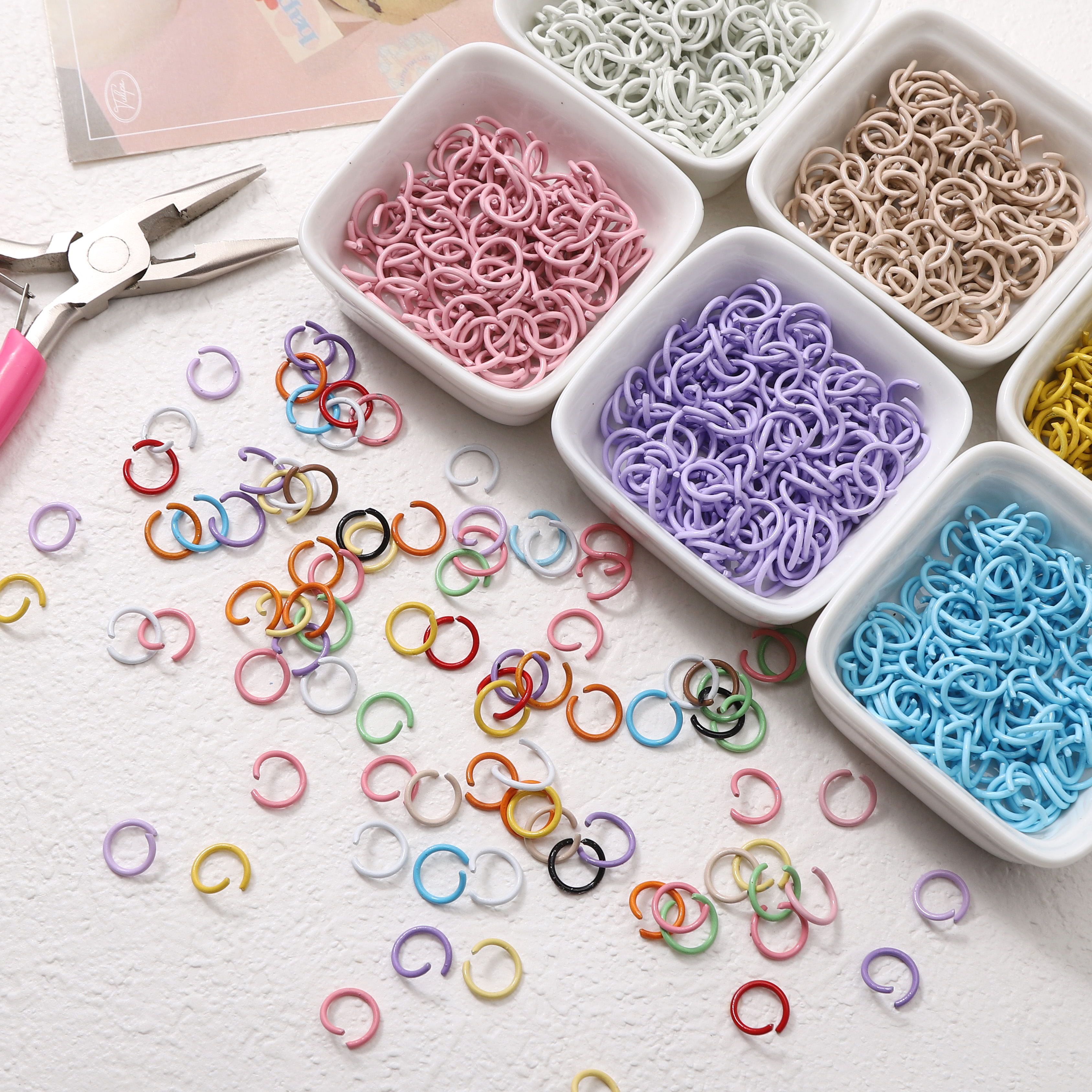 50Pcs/lot 10mm Colorful Iron S - Jewelry Making Looper Tool reseña y precio