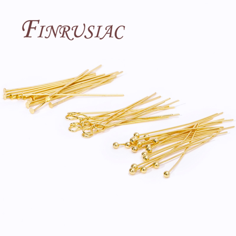 50Pcs 20-50mm Gold Plated Pins - Jewelry Making Drill reseña y precio