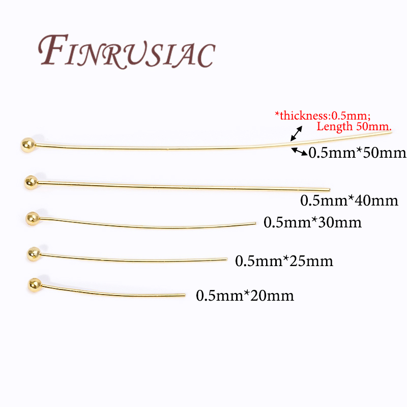 50Pcs 20-50mm Gold Plated Pins - Jewelry Making Drill reseña y precio