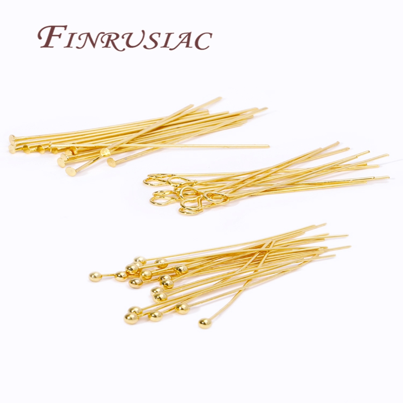 50Pcs 20-50mm Gold Plated Pins - Jewelry Making Drill reseña y precio