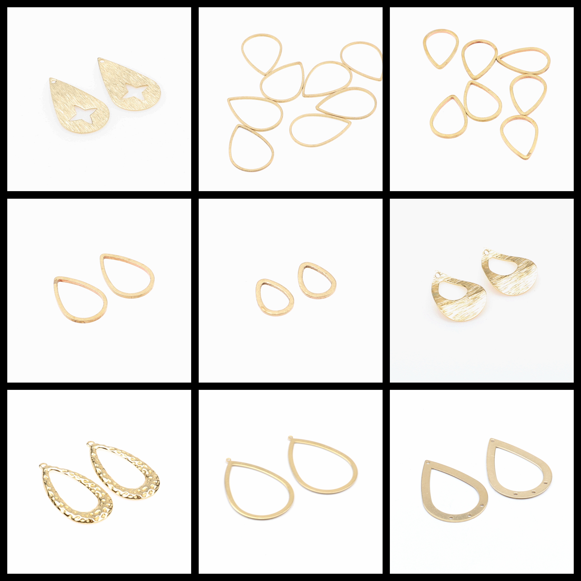 Hammered Charms,Brass Drop Sha - Jewelry Making Hammer reseña y precio